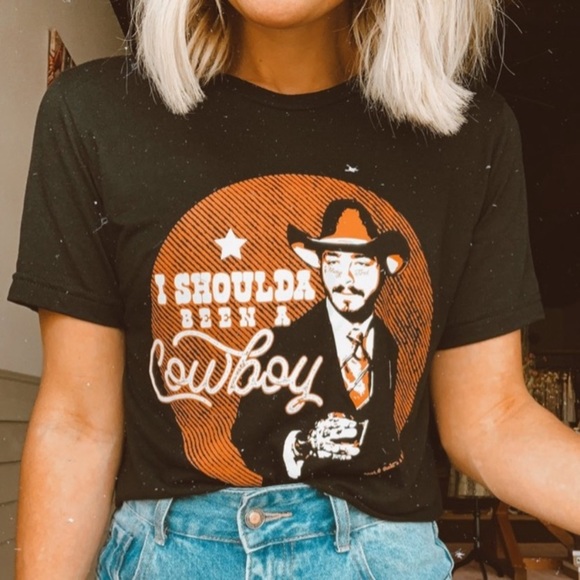 Tops | Post Malone Cowboy Tee | Poshmark